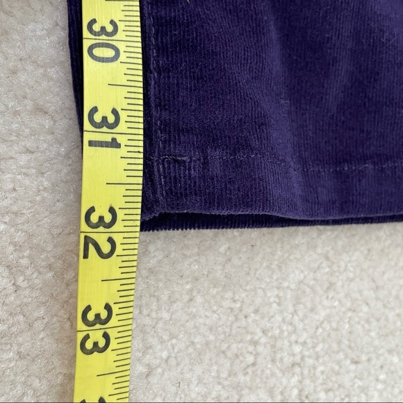 Style & Co. Relaxed Fit Stretch Corduroy Jeans - Purple - 10 NWT - Picture 6 of 9